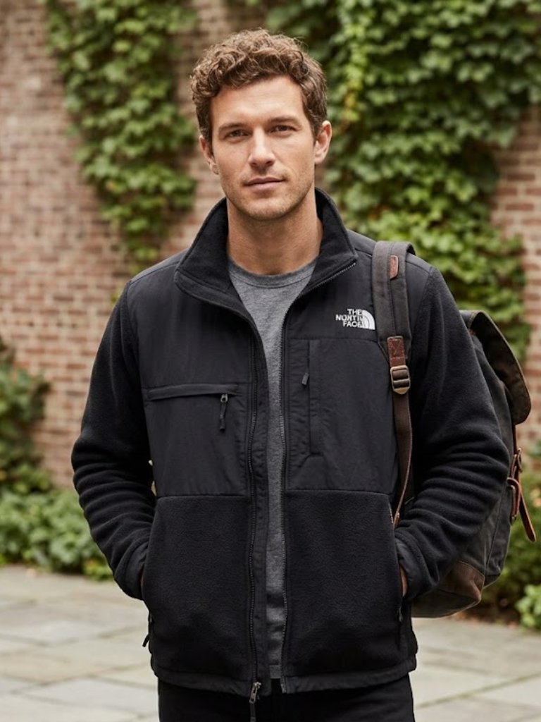 The North Face Menshommes Black Denali Jacket Xl